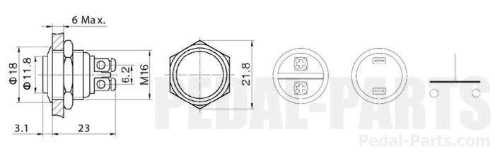 e-cigarette button schematic